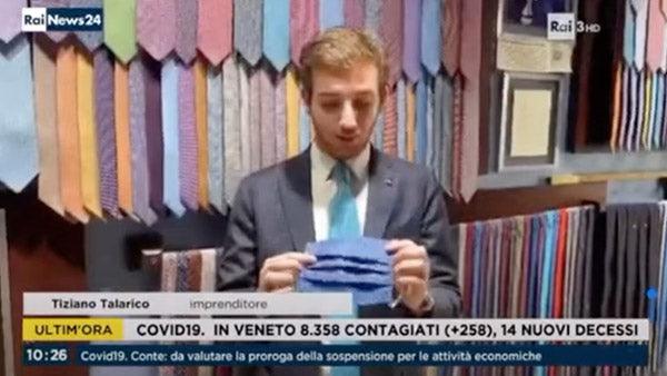 Rainews24 intervista Tiziano Talarico - Talarico Cravatte