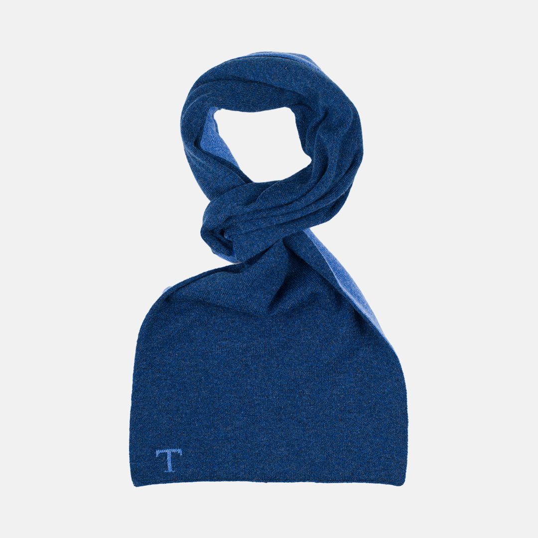 Scaldacollo T Bicolore Jeans- Blu