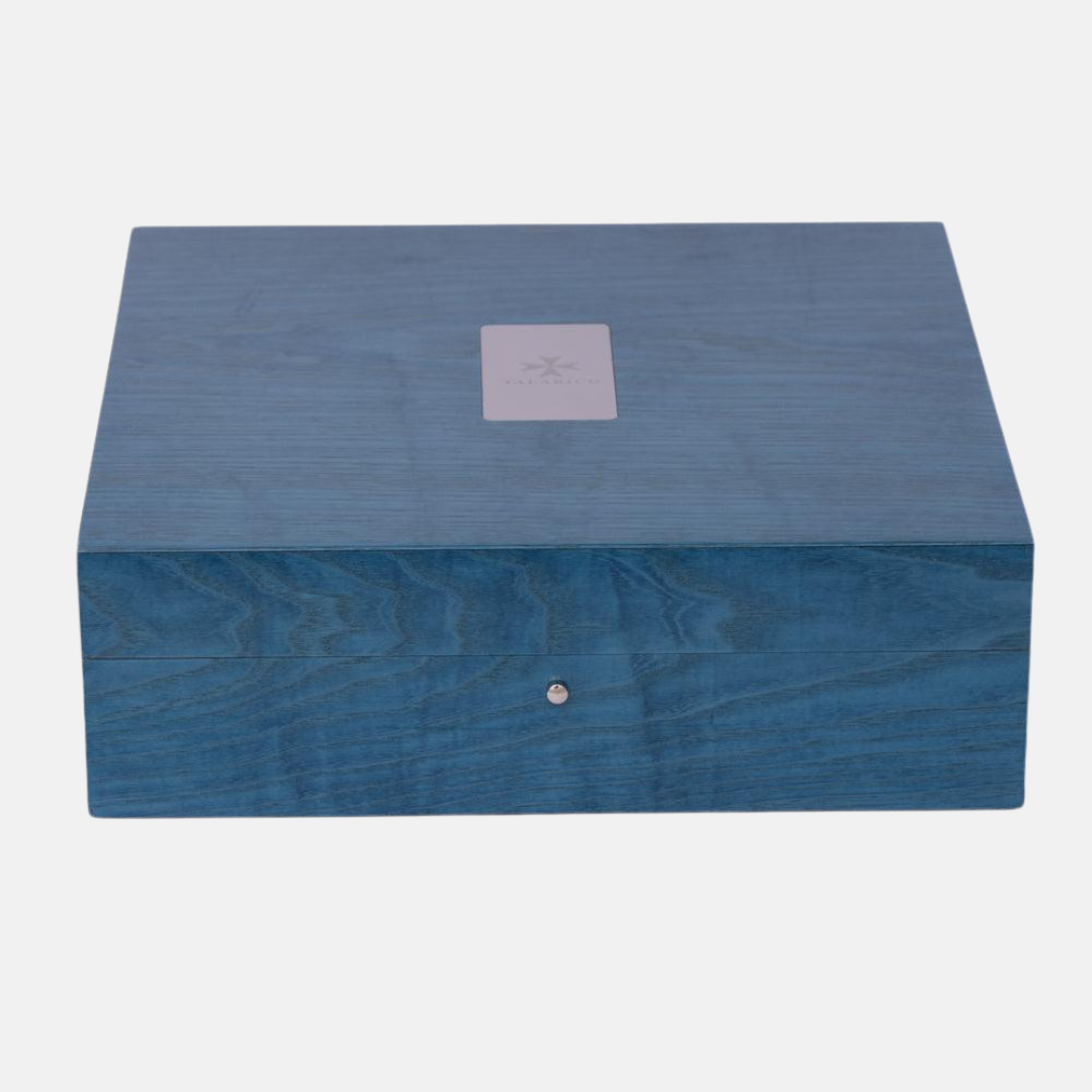 SCATOLA FOULARD PORTA GIOIE - BLU