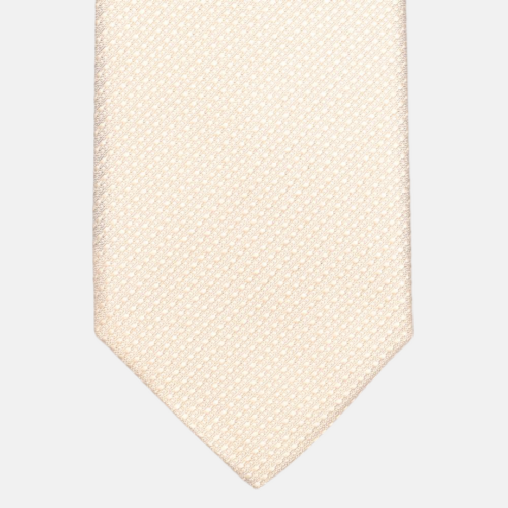 Cravatta Cerimonia in Seta Panama Panna - TAL245