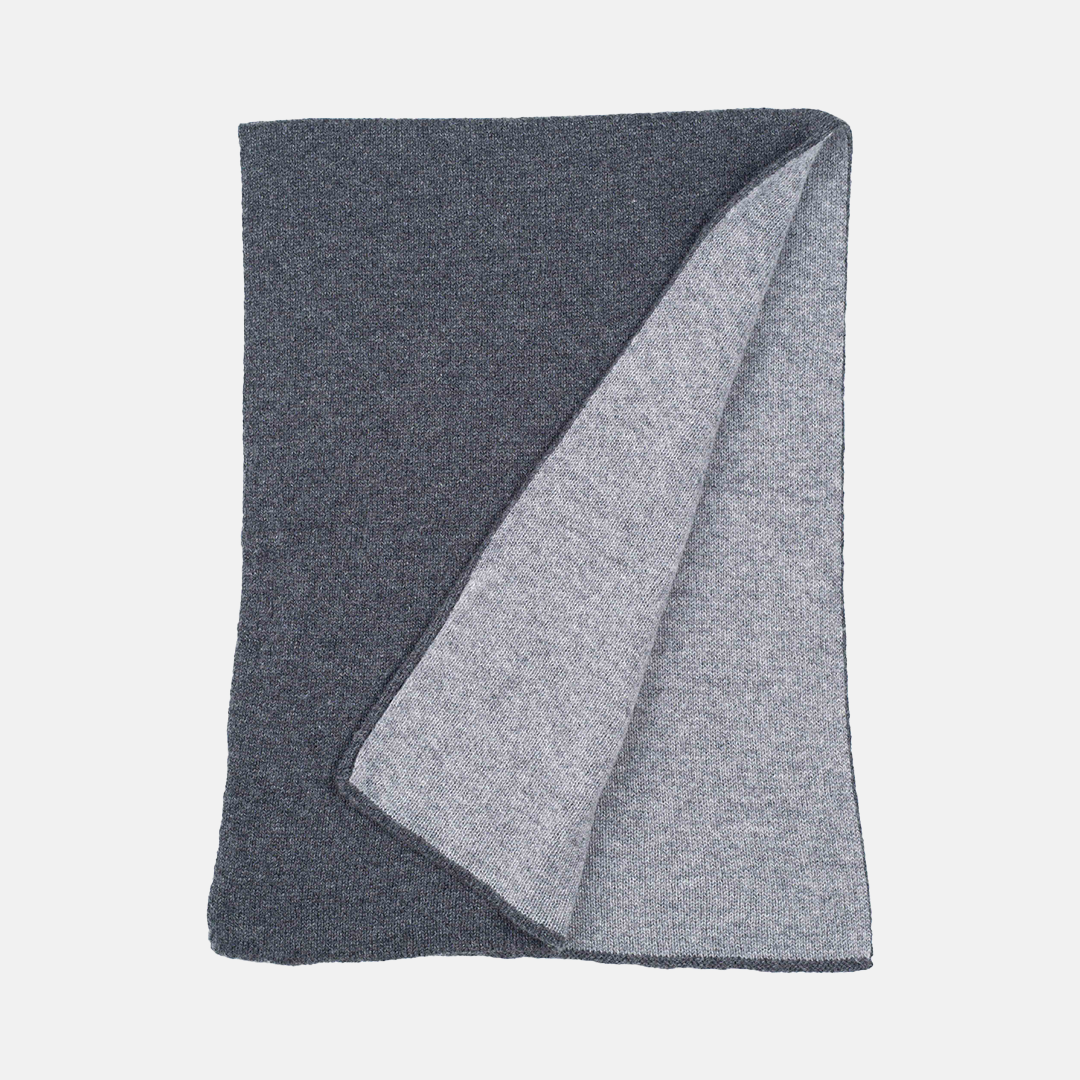 Scaldacollo Bicolore Grigio chiaro- Grigio scuro