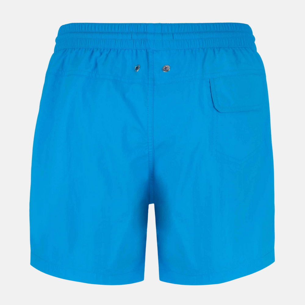 Costume Mare Talarico Tinta Unita Con Tasca Bicolore  Piscina / Blu