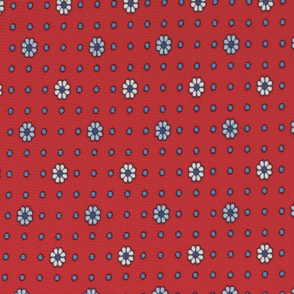 1999 Collection Tie in Heavy Silk Blue Geometric Pattern