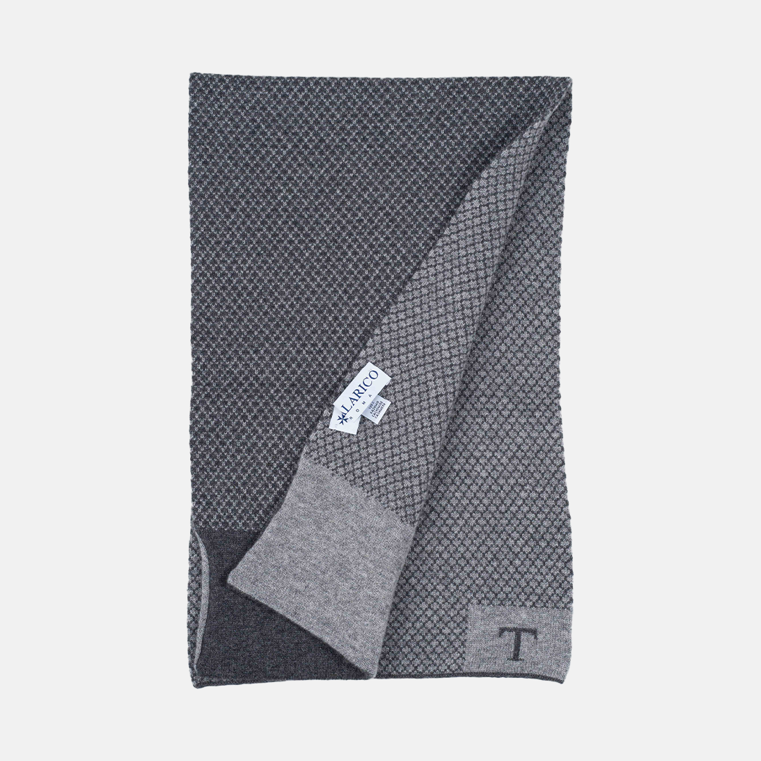 Scaldacollo Rasato con T Grigio Chiaro- Grigio Scuro