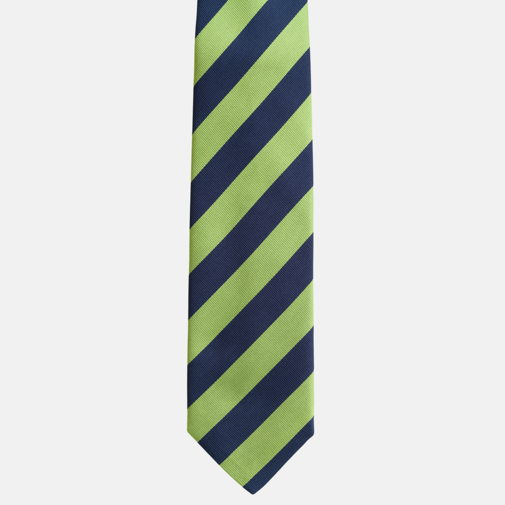 Cravatta in Seta Regimental Blu Verde TAL 515