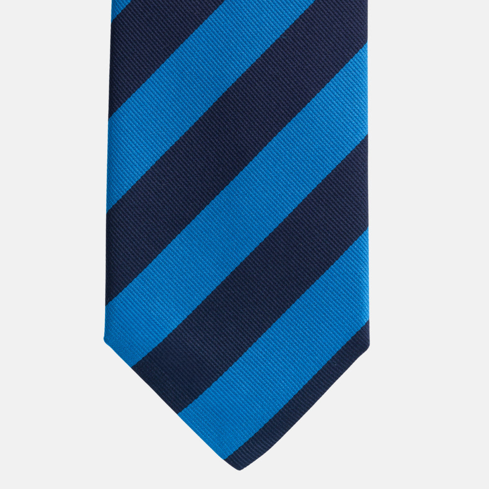 Silk Regimental Tie Blue Light Blue TAL 514
