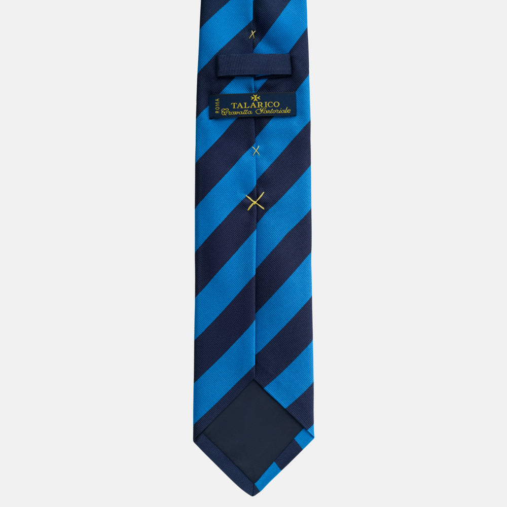 Silk Regimental Tie Blue Light Blue TAL 514