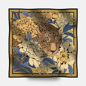 Foulard In Seta Twill 90 Savana Whisper