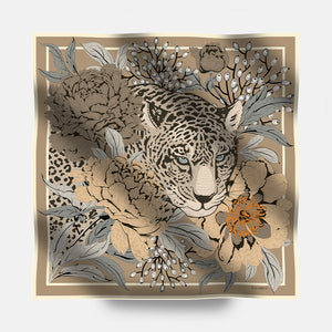 Foulard In Seta Twill 90 Savana Whisper