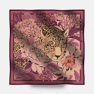 Foulard In Seta Twill 90 Savana Whisper