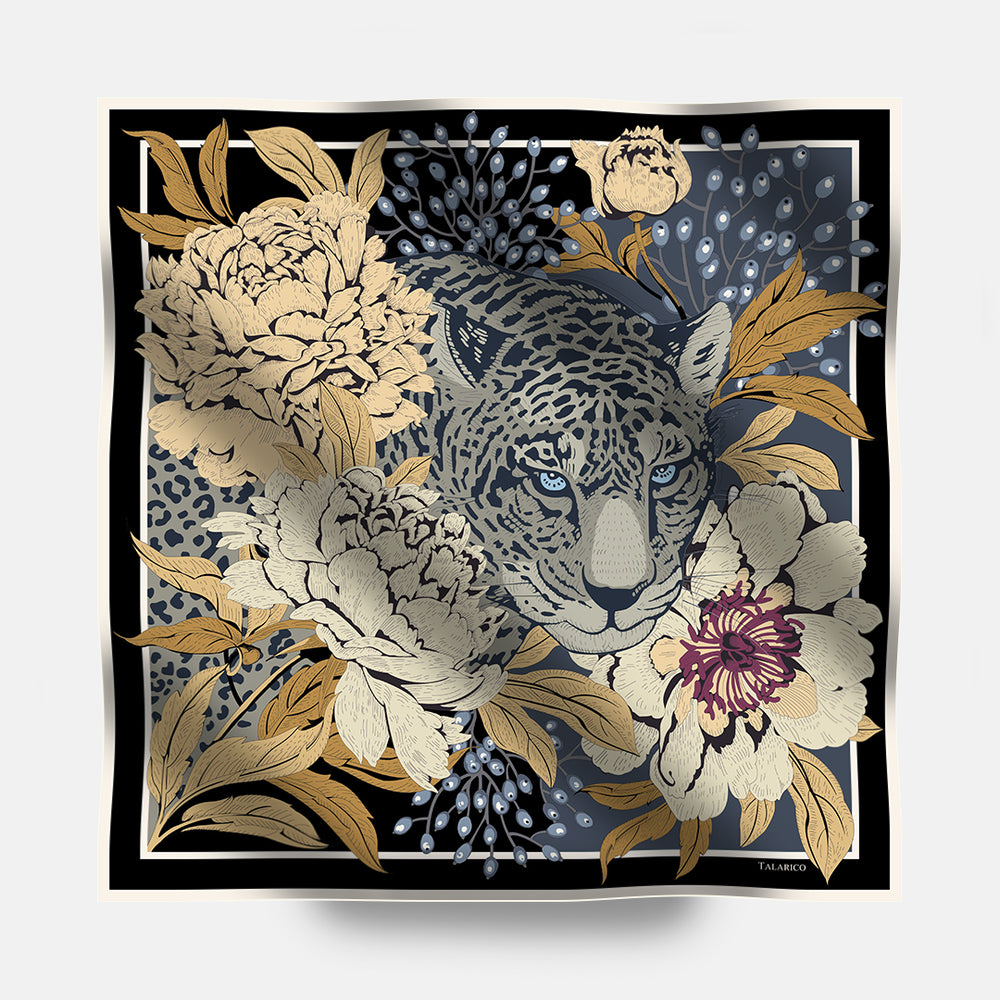 Foulard In Seta Twill 90 Savana Whisper