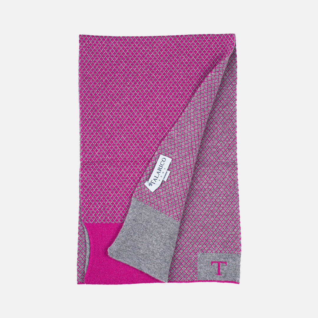 Scaldacollo Rasato con T Fucsia-Grigio