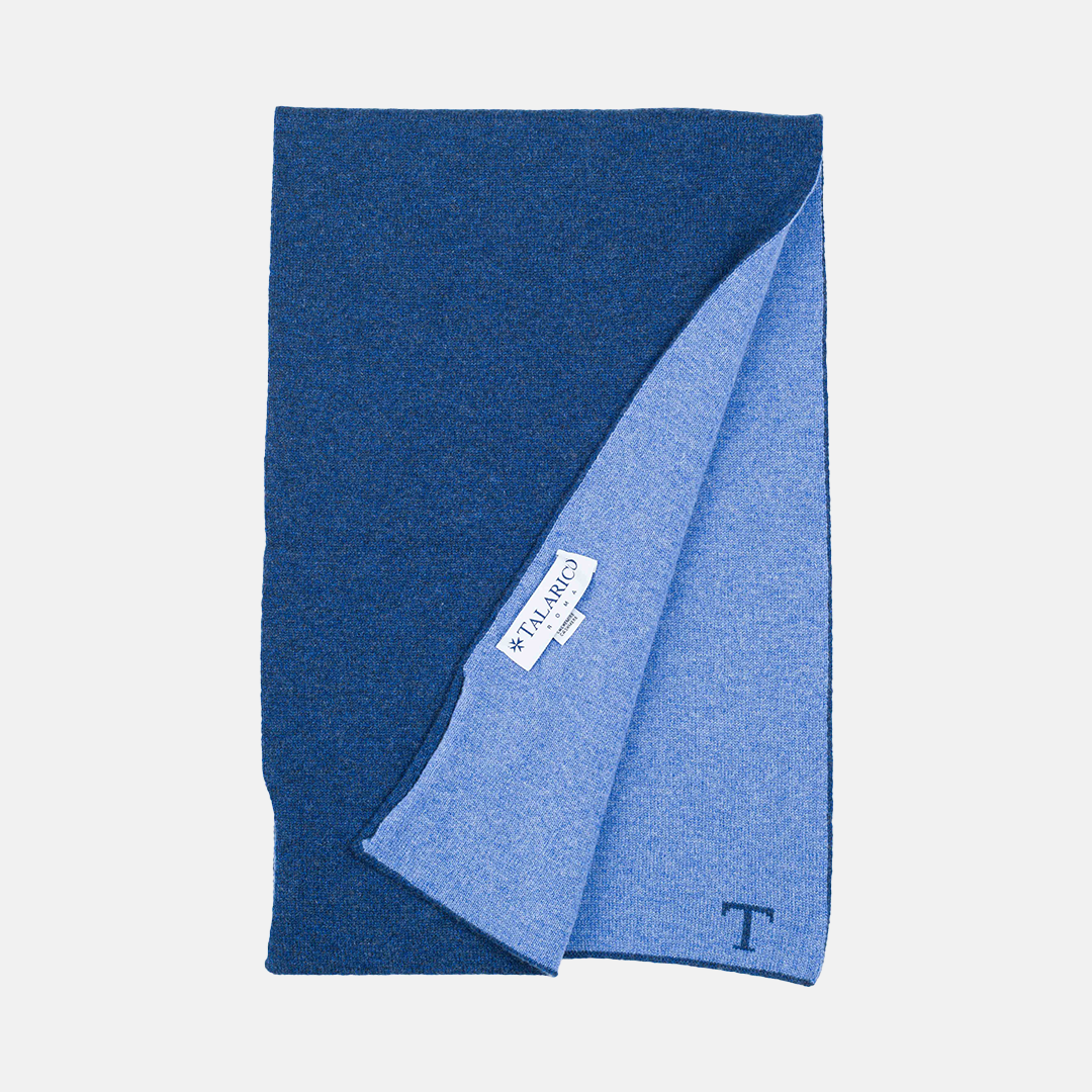 Scaldacollo T Bicolore Jeans- Blu