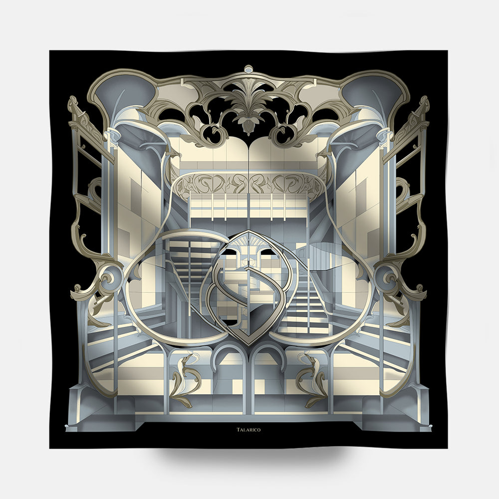 Foulard In Seta Twill 90 Liberty