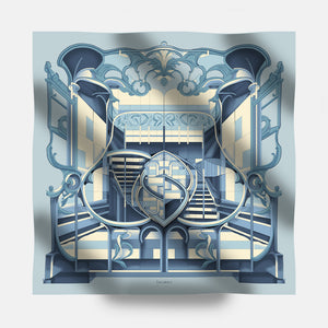 Foulard In Seta Twill 90 Liberty