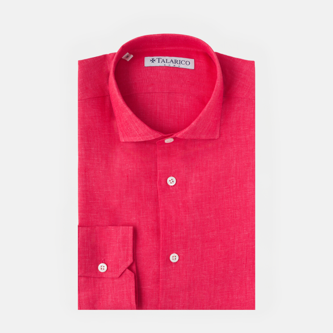 Camicia collo alla Francese Fragola