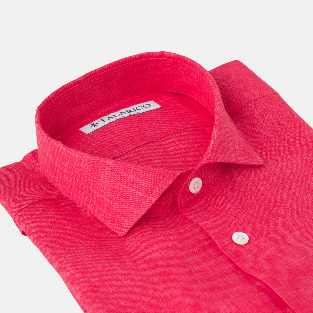 Camicia collo alla Francese Fragola