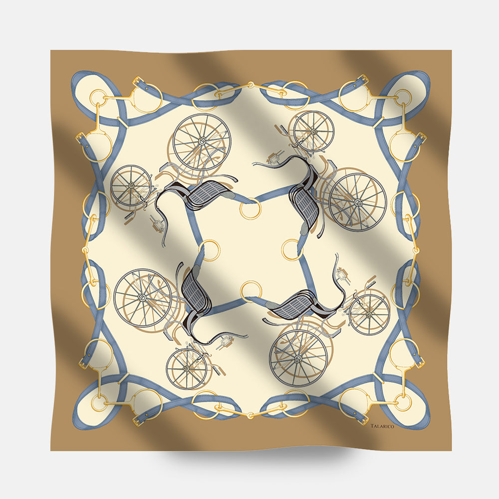 Foulard In Seta Twill 90 C’era una volta