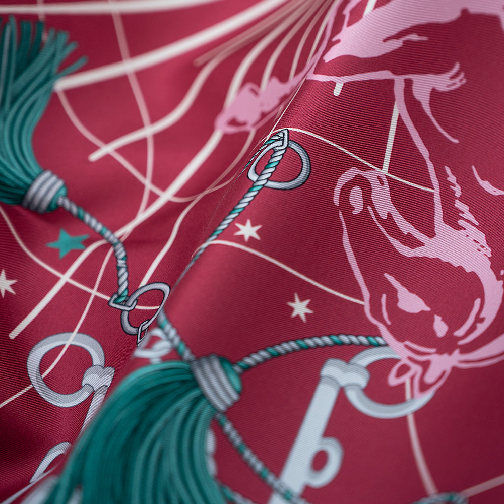 Foulard In Seta Twill 90 Luce D'Olimpo