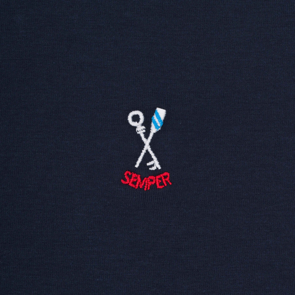 T SHIRT IN COTONE SEMPER BLU