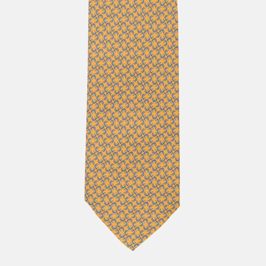 5 folds silk tie-S2023543