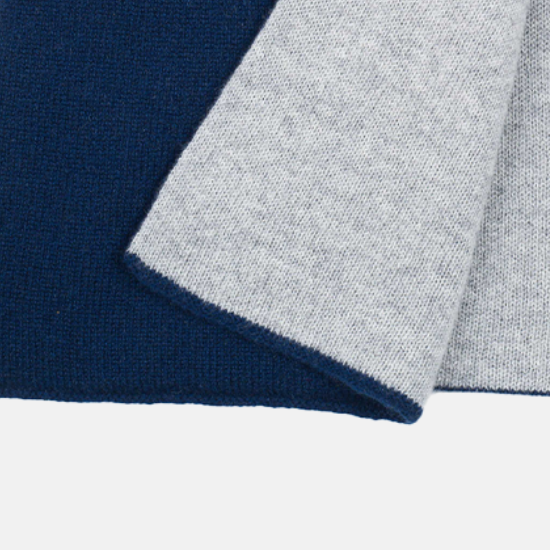 Scaldacollo Bicolore Grigio-Notturno