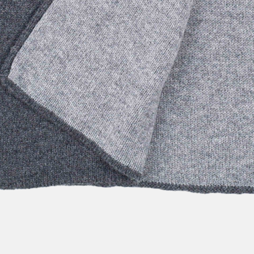 Scaldacollo Bicolore Grigio chiaro- Grigio scuro
