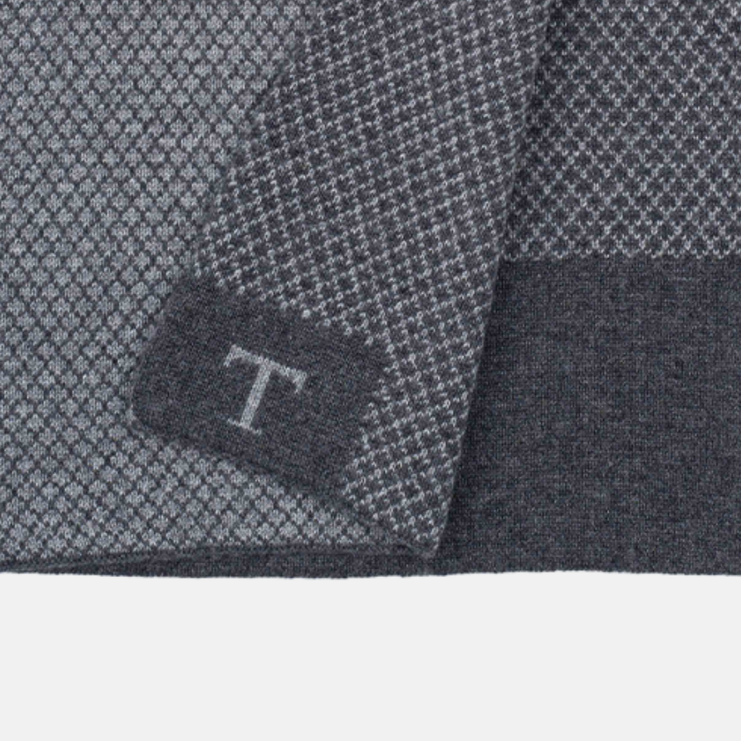 Scaldacollo Rasato con T Grigio Chiaro- Grigio Scuro