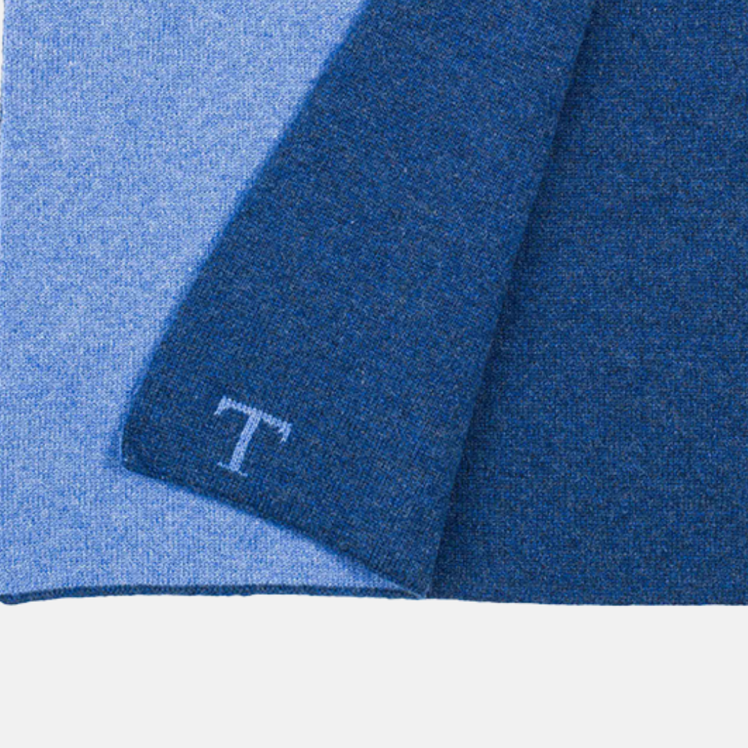 Scaldacollo T Bicolore Jeans- Blu