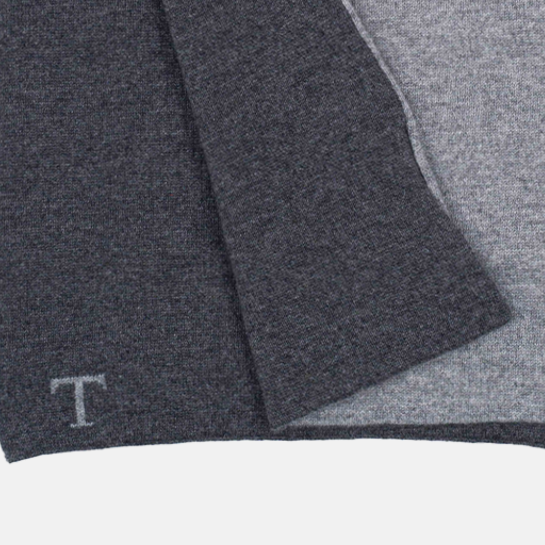 Scaldacollo T Bicolore Grigio chiaro-Grigio scuro