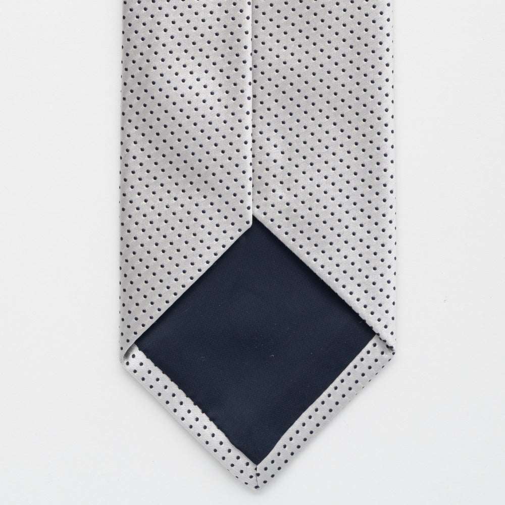 Cravatta Cerimonia in Seta Lucida Pois Piccoli - TAL290