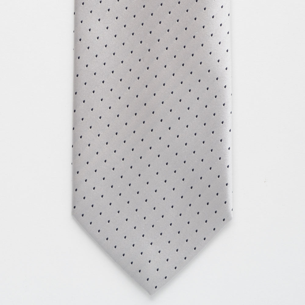 Cravatta Cerimonia in Seta Lucida Pois Piccoli - TAL293