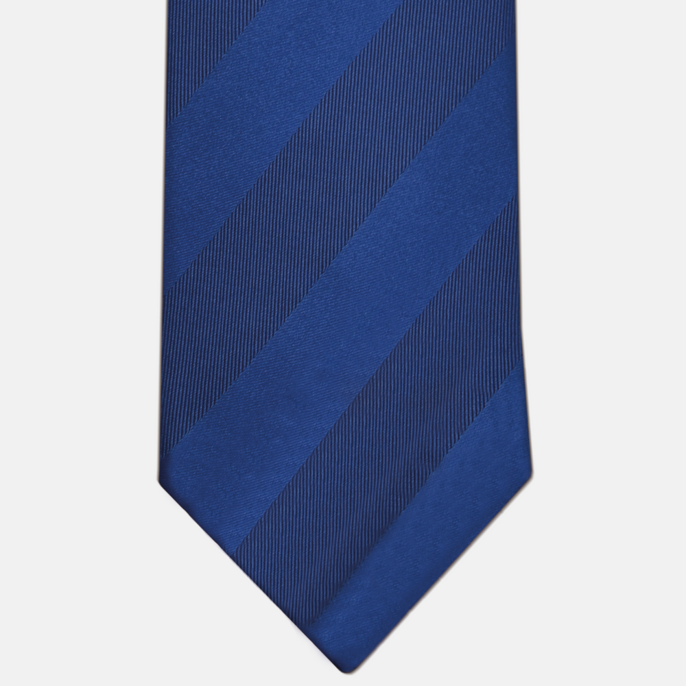 Cravatta in Seta Regimental Azzurro Tono su tono  TAL 543