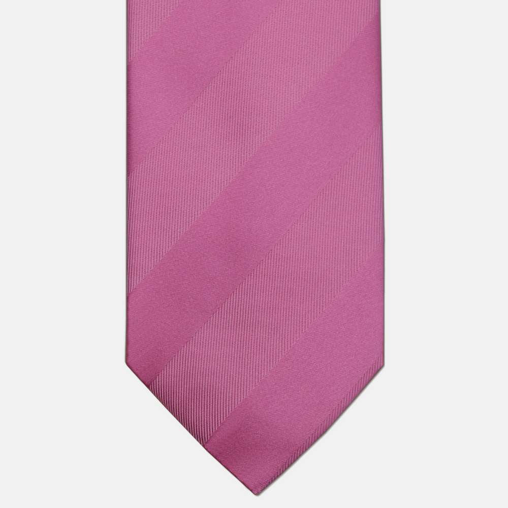 Regimental Silk Tie Pink Tone on Tone Pink TAL 541