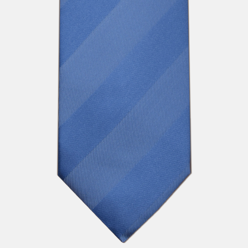 Regimental Silk Tie Light Blue Tone on Tone TAL 542