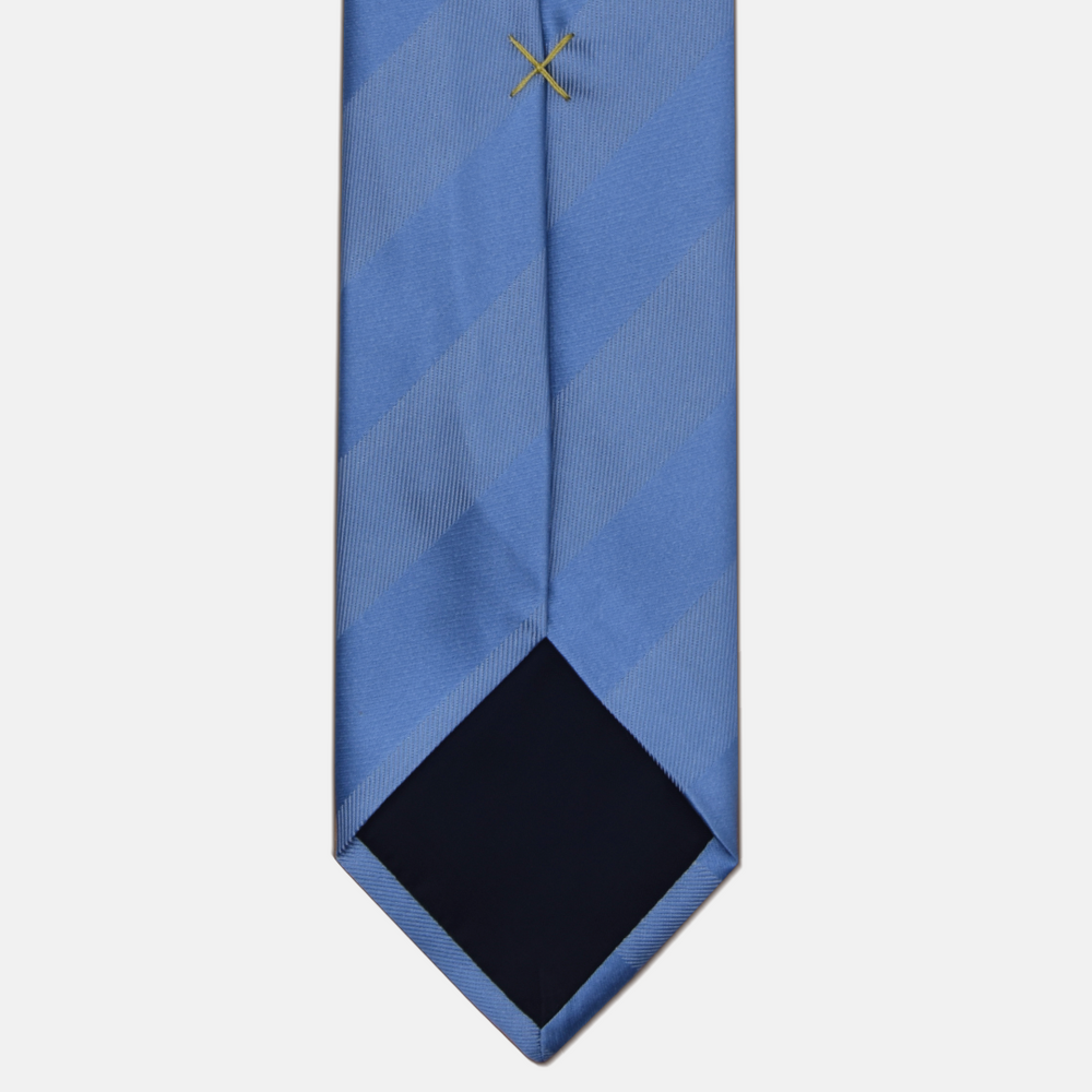 Regimental Silk Tie Light Blue Tone on Tone TAL 542