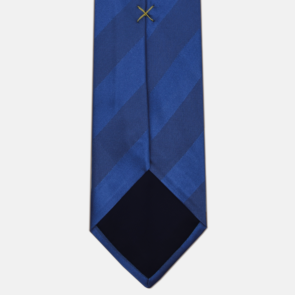 Cravatta in Seta Regimental Azzurro Tono su tono  TAL 543