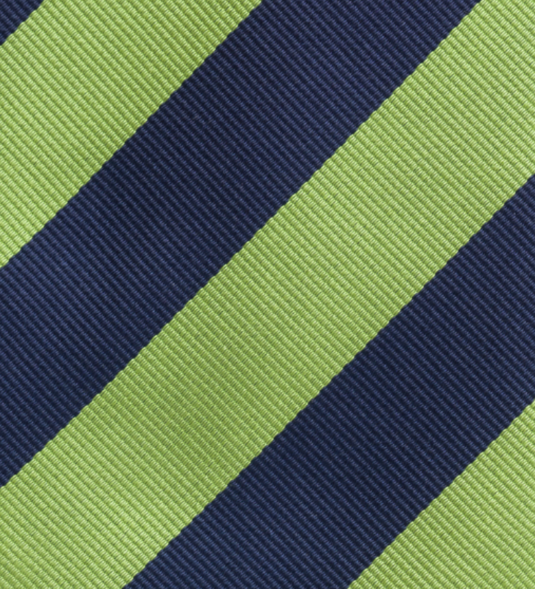 Cravatta in Seta Regimental Blu Verde TAL 515