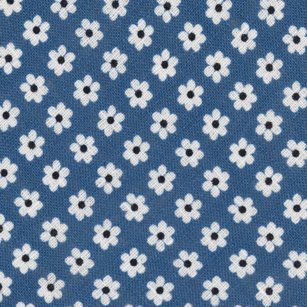 3 Fold Irish Linen Tie Floral Pattern Light Blue - M8233