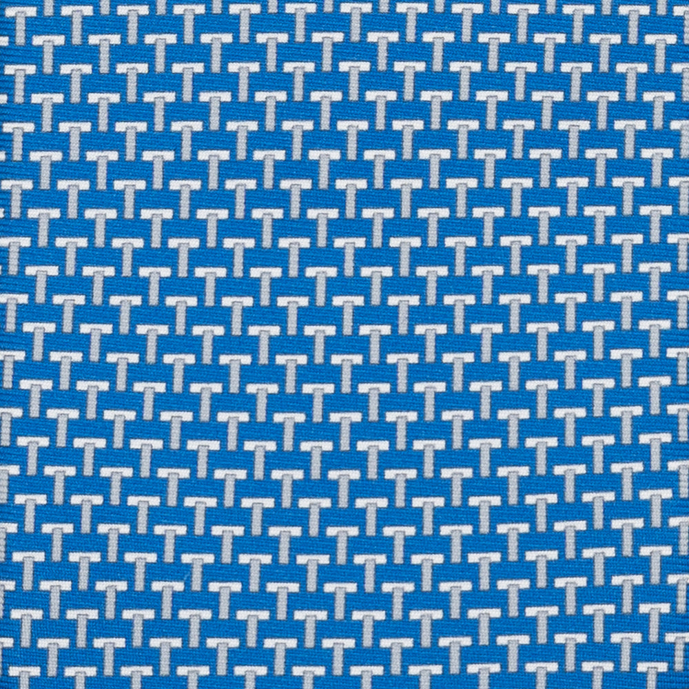 Cravatte 3 pieghe seta T Iconica Azzurro Grigio