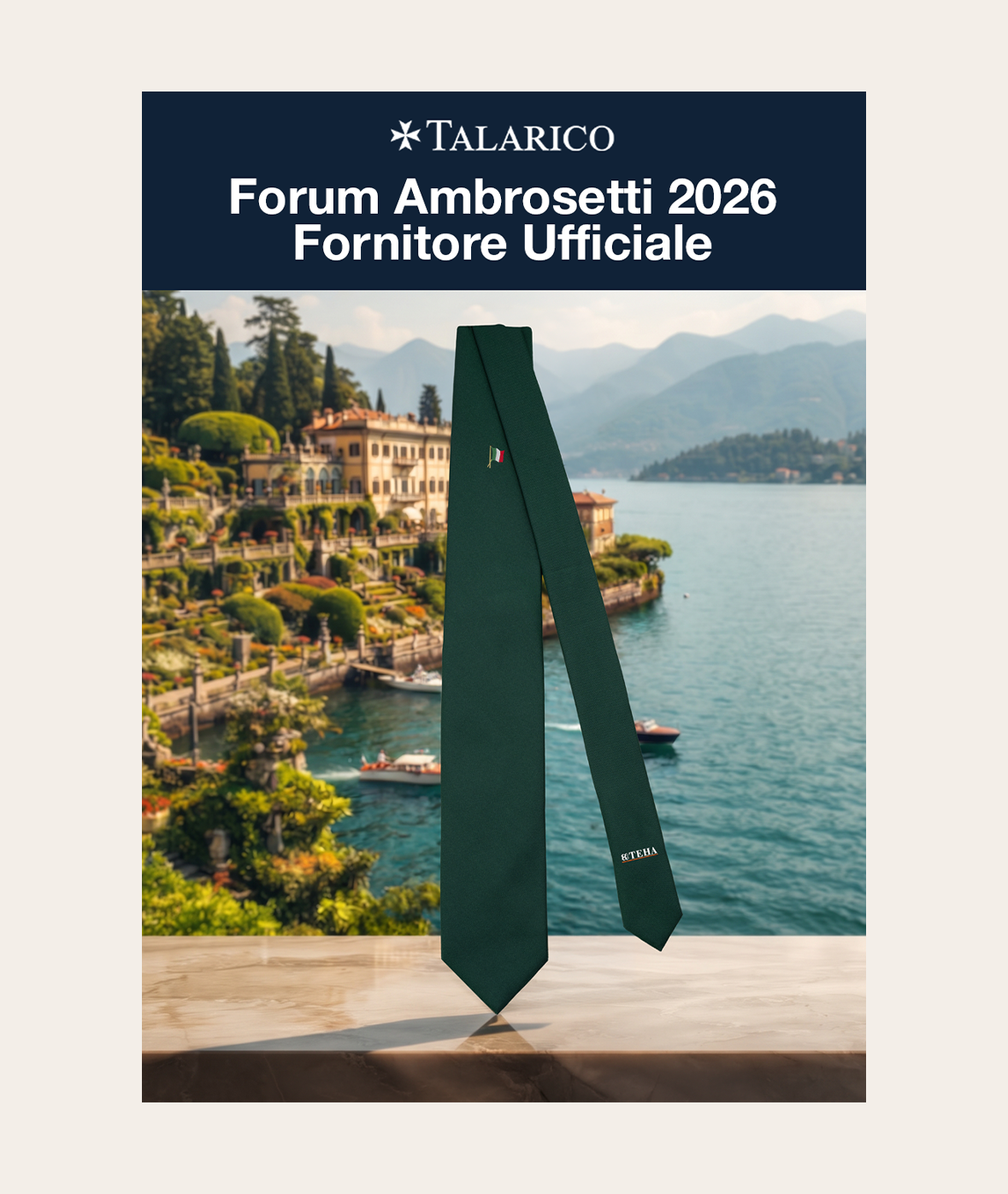 TALARICO È FORNITORE UFFICIALE DEL 52° FORUM AMBROSETTI 2026