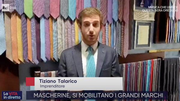 La Vita in Diretta, intervista a Tiziano Talarico - Talarico Cravatte