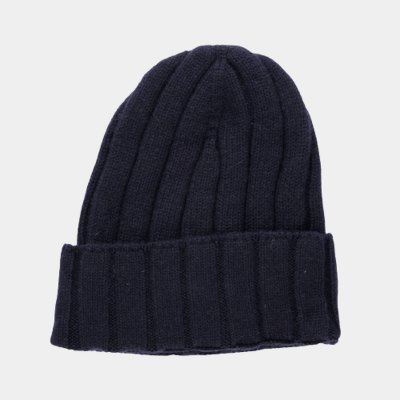 Berretto a coste in Cashmere