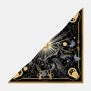 Foulard Triangolo In Seta Twill Luce d'Olimpo