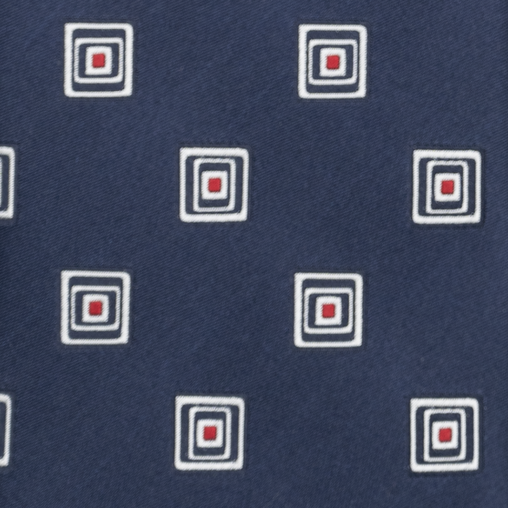 1999 Collection Heavy Silk Tie, Blue and Red