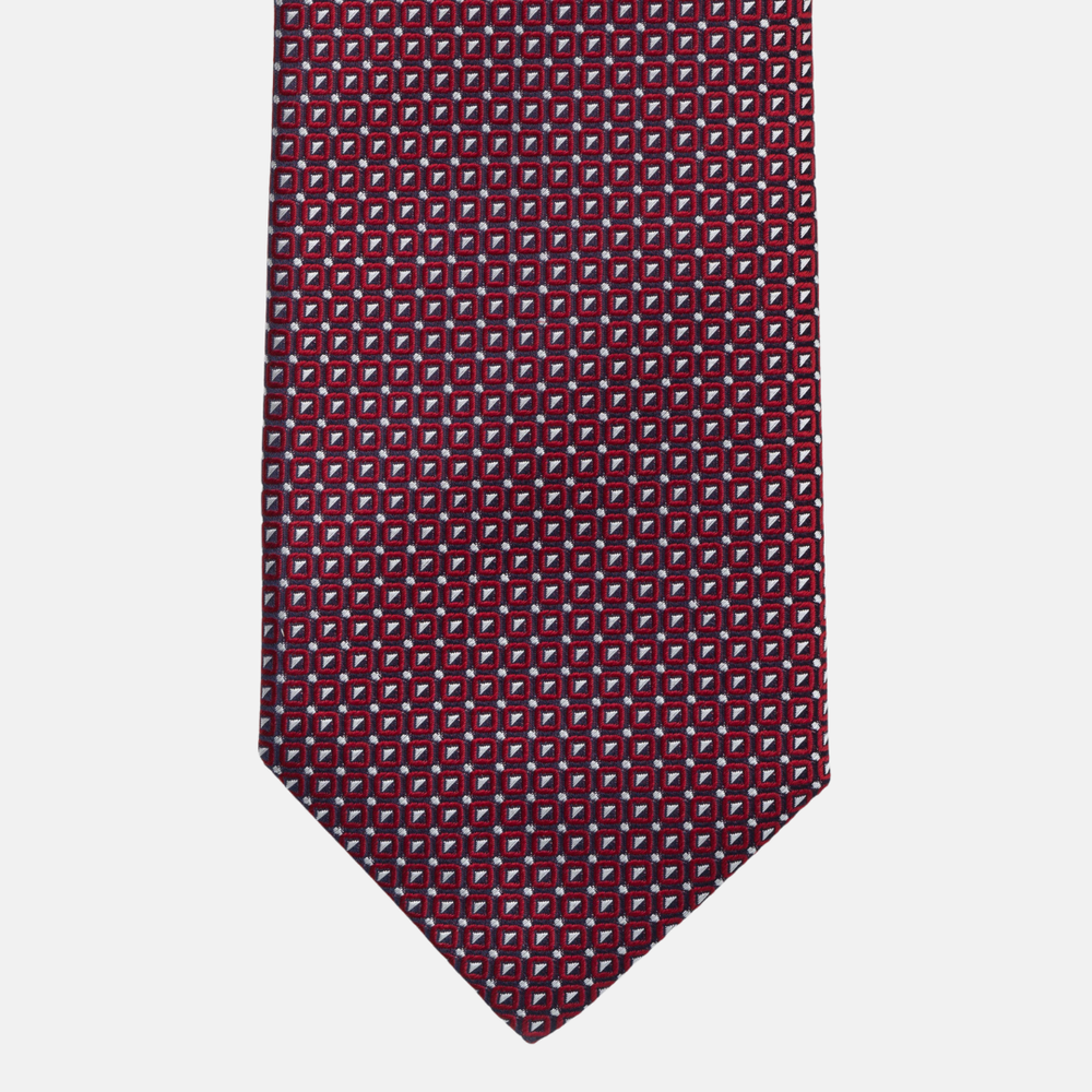 1999 Collection Heavy Silk Blue-Red Tie