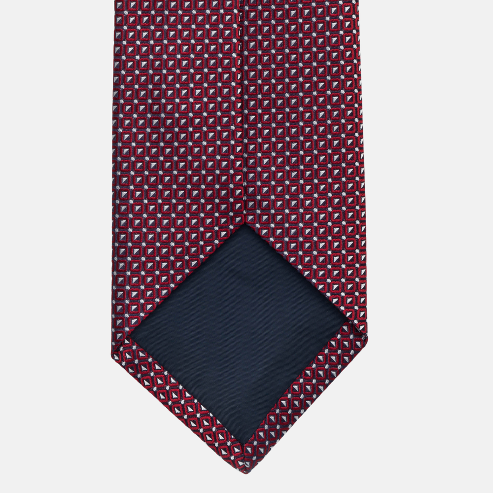 1999 Collection Heavy Silk Blue-Red Tie