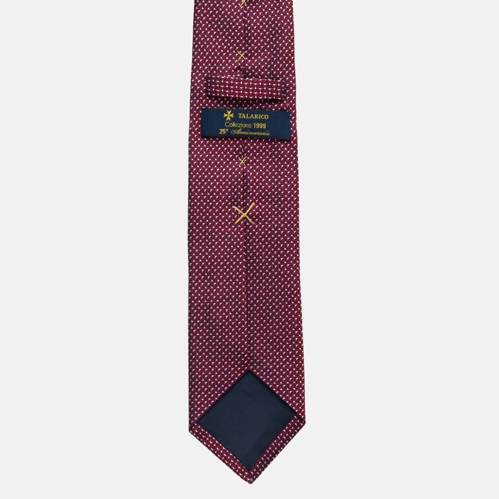 1999 Collection Heavy Silk Blue-Red Tie
