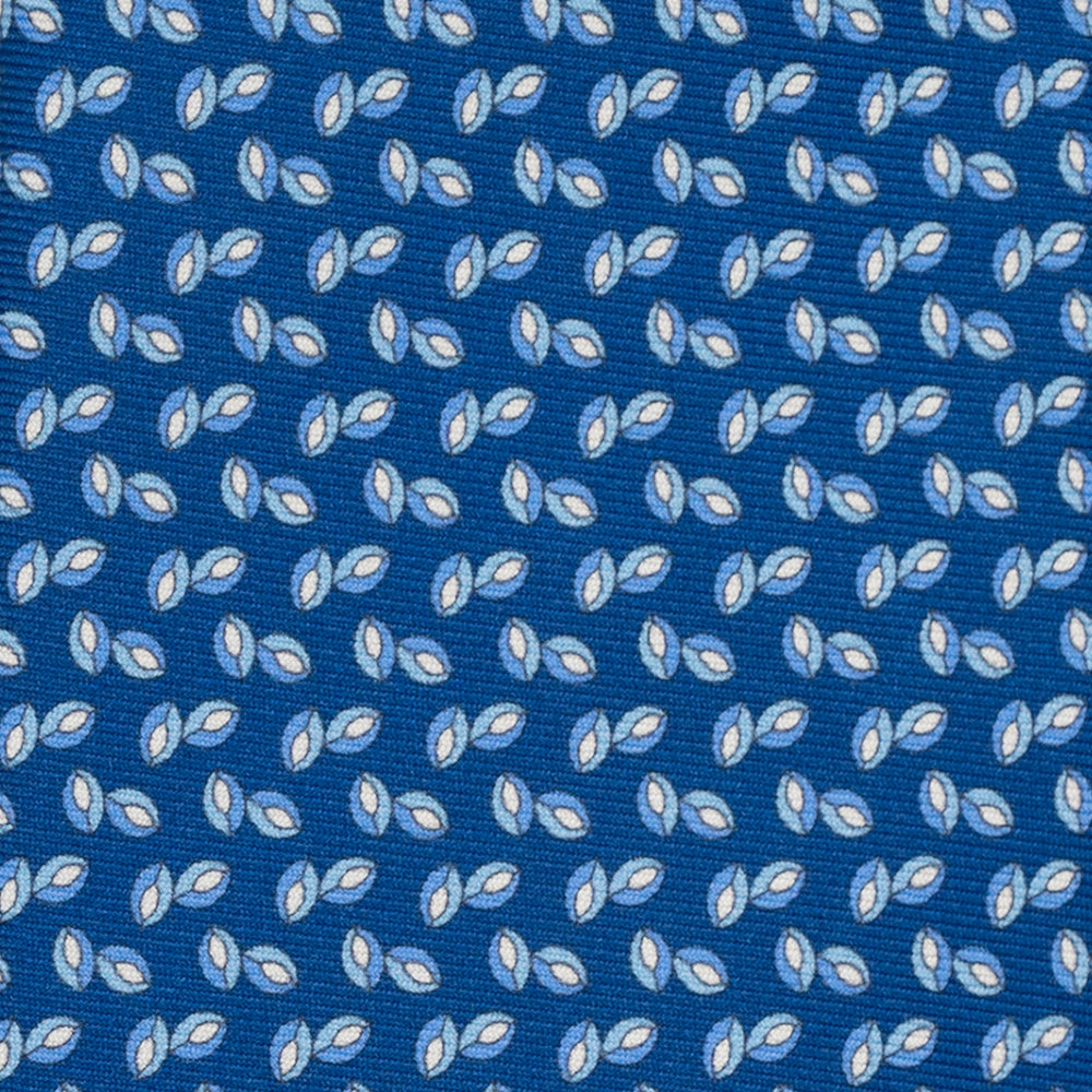 3-Fold Silk Tie, Micro Pattern, Light Blue - JA056126-11