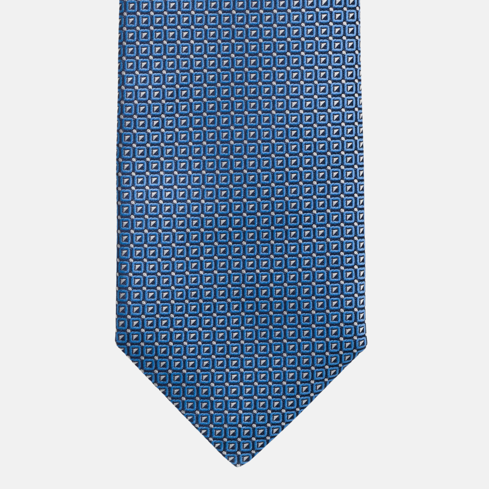 1999 Collection Tie in Heavy Light Blue Silk